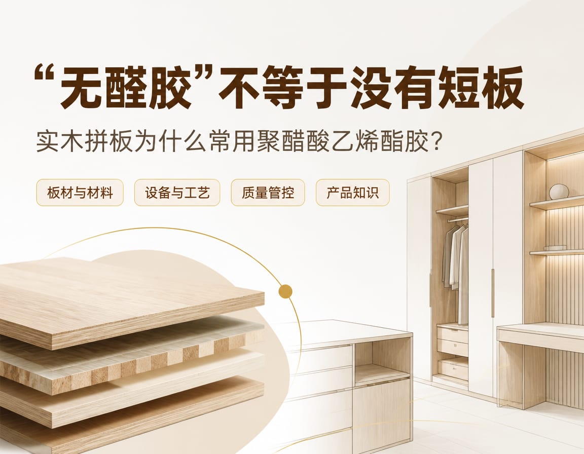 “无醛胶”不等于没有短板：实木拼板为什么常用聚醋酸乙烯酯胶？