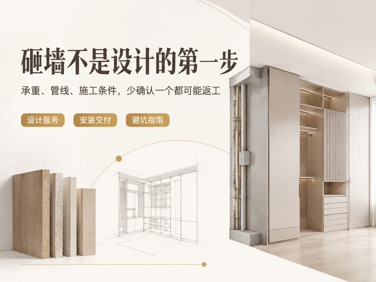砸墙不是设计的第一步：承重、管线、施工条件，少确认一个都可能返工