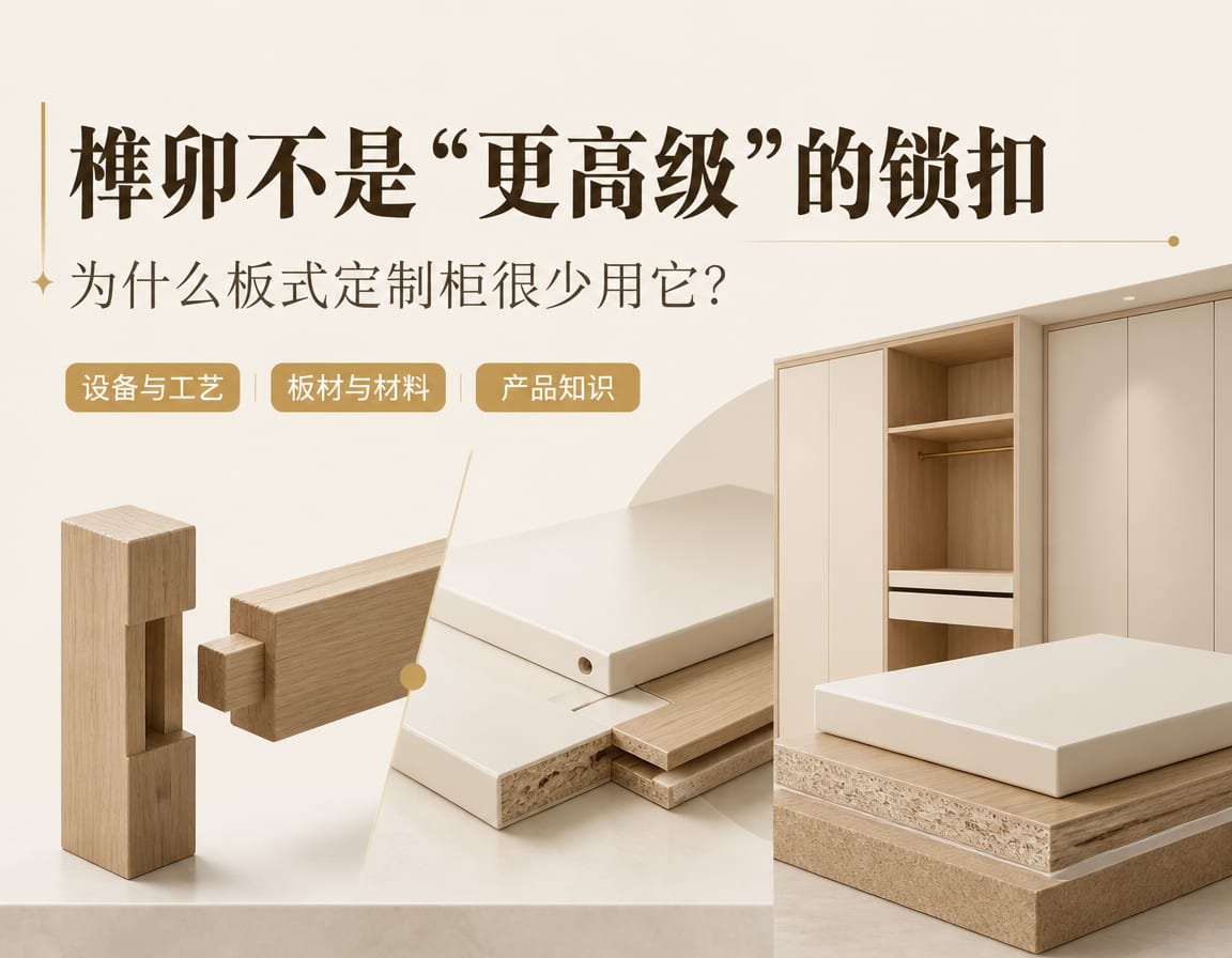 榫卯不是“更高级”的锁扣：为什么板式定制柜很少用它？