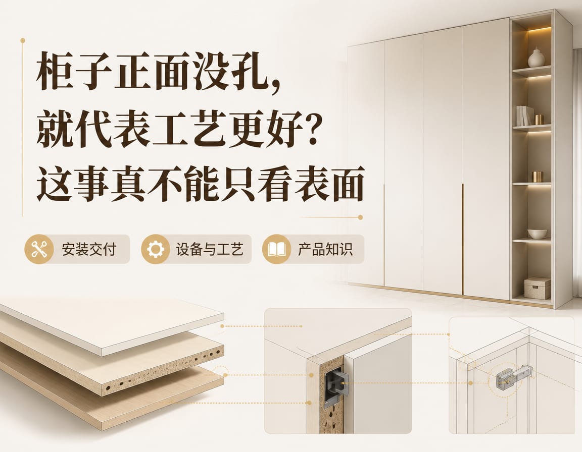 柜子正面没孔，就代表工艺更好？这事真不能只看表面