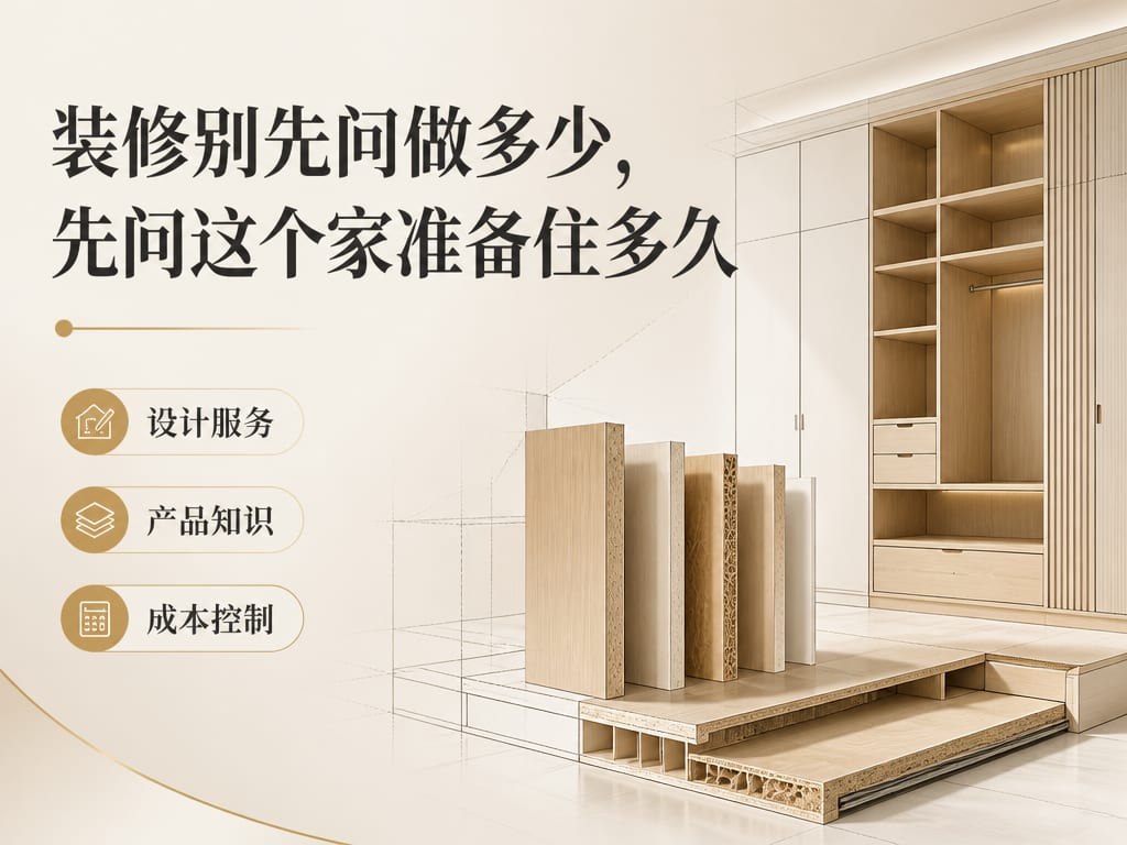 装修别先问做多少，先问这个家准备住多久