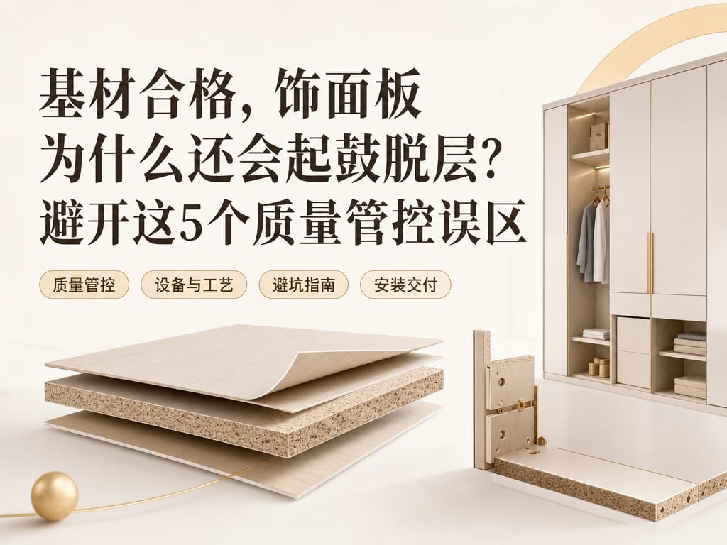 基材合格，饰面板为什么还会起鼓脱层？避开这5个质量管控误区