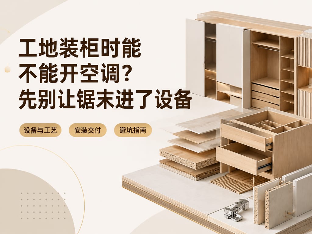 工地装柜时能不能开空调？先别让锯末进了设备