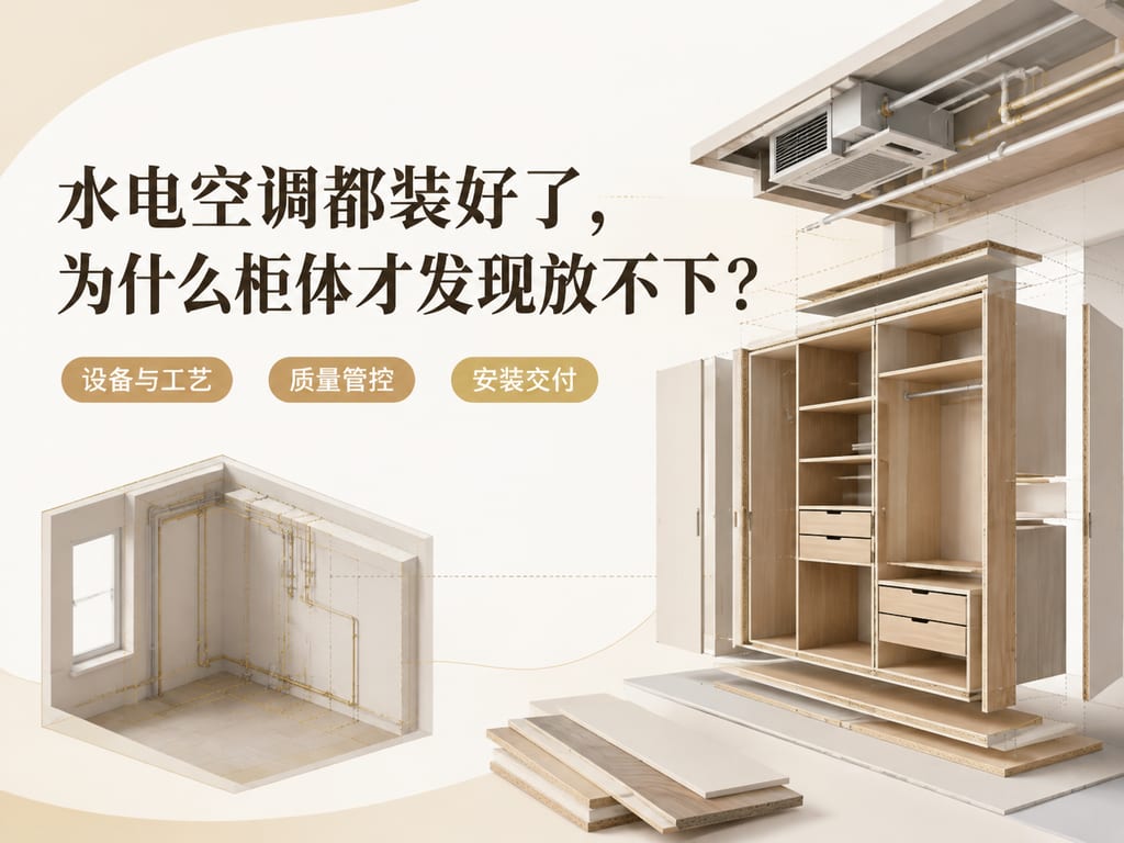 水电空调都装好了，为什么柜体才发现放不下？