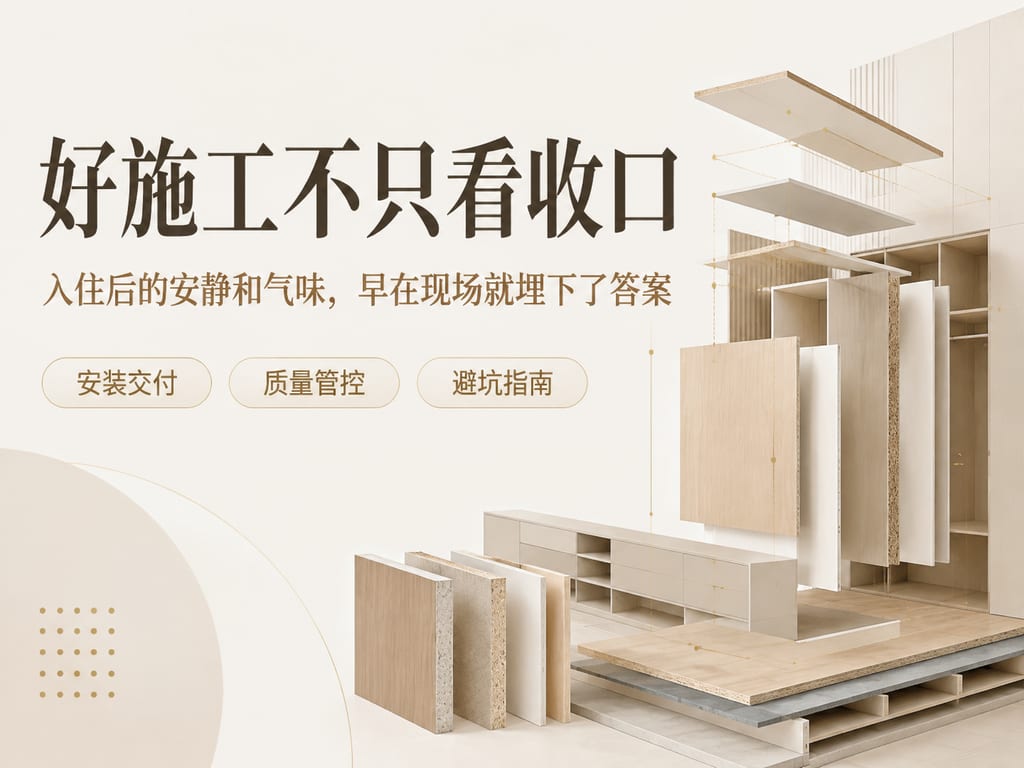 好施工不只看收口：入住后的安静和气味，早在现场就埋下了答案