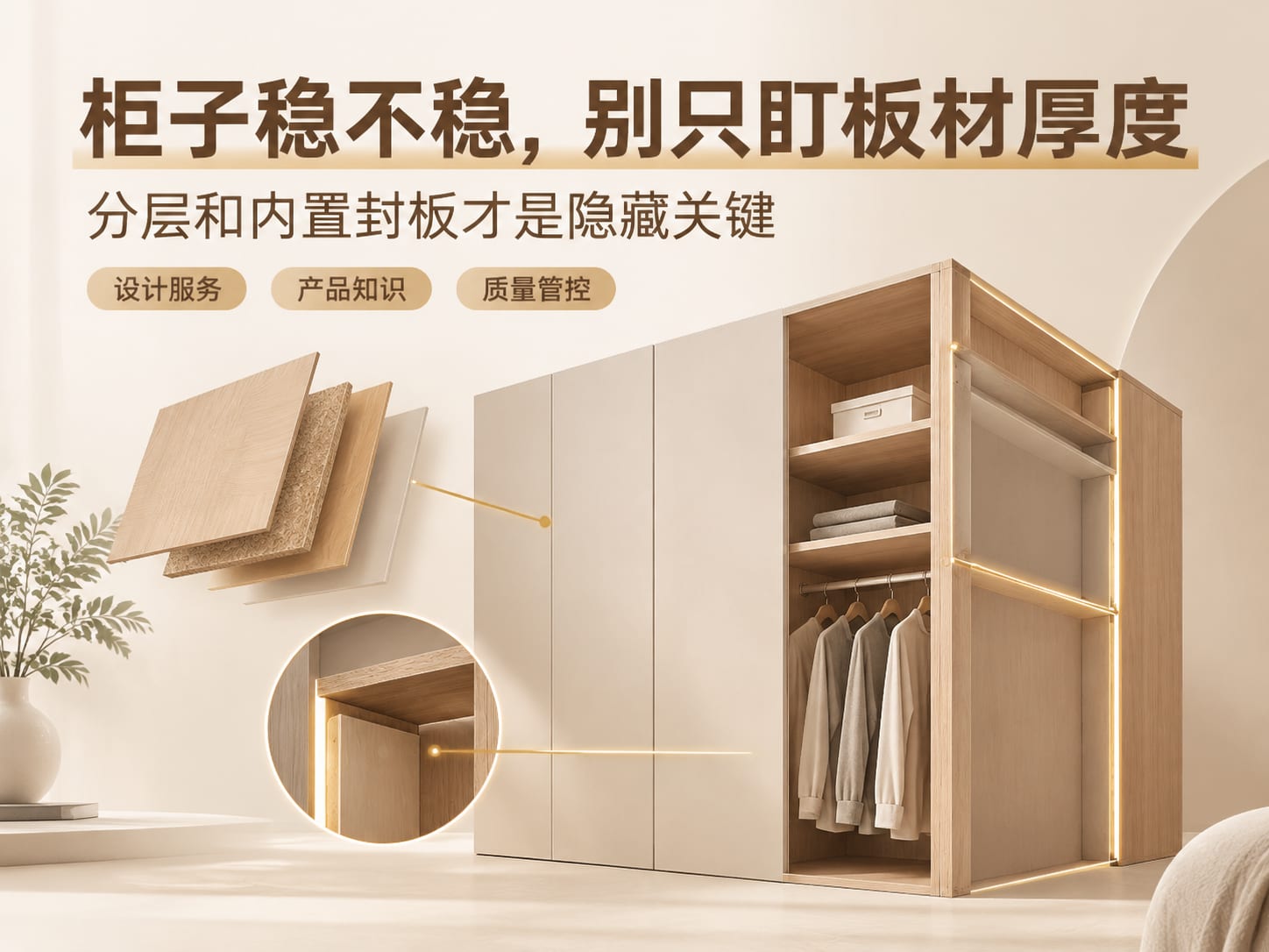 柜子稳不稳,别只盯板材厚度:分层和内置封板才是隐藏关键