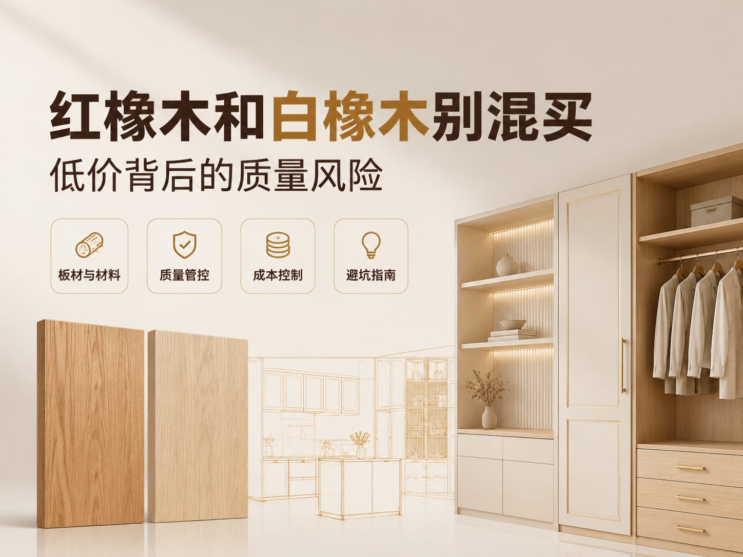 红橡木和白橡木别混买：低价背后的质量风险