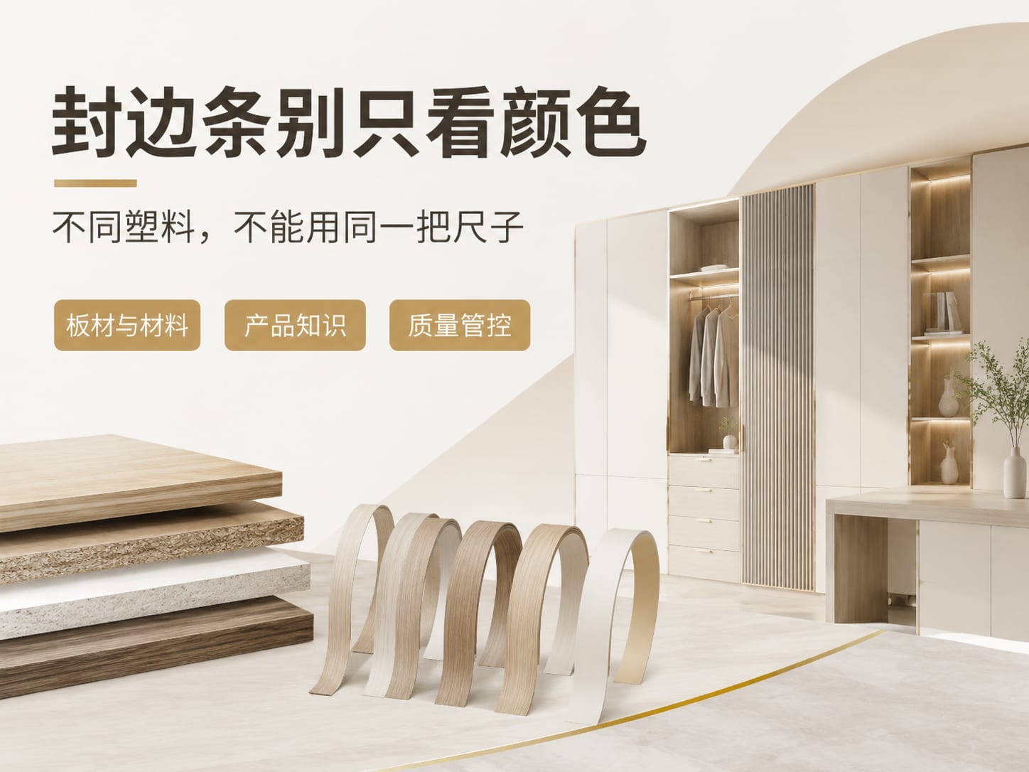 封边条别只看颜色：不同塑料，不能用同一把尺子