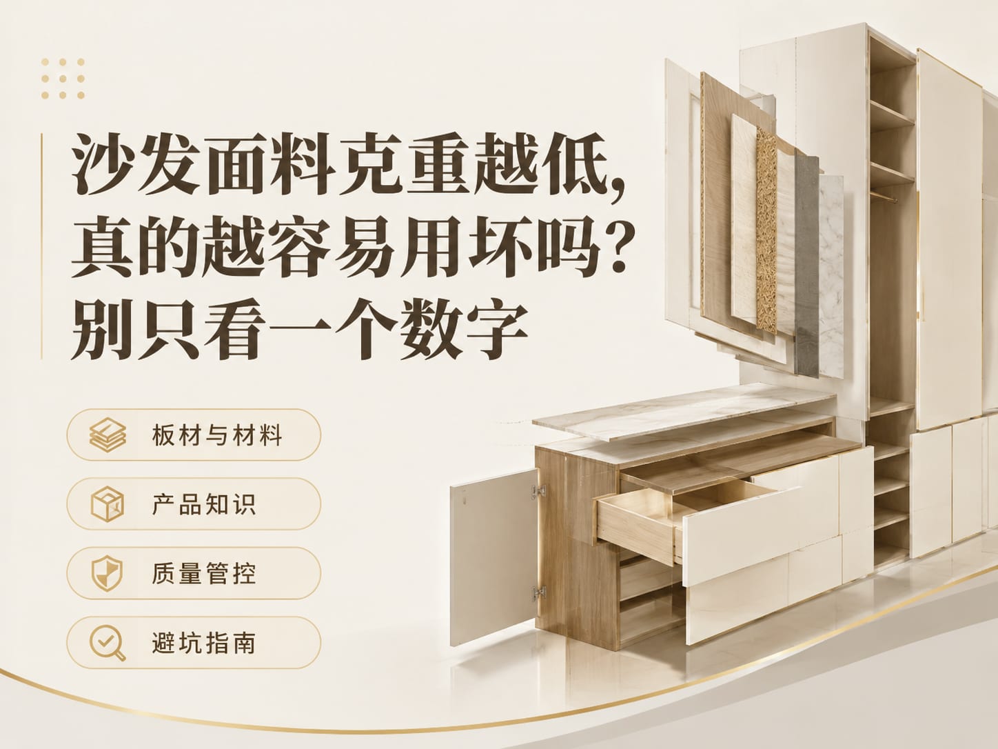 沙发面料克重越低，真的越容易用坏吗？别只看一个数字