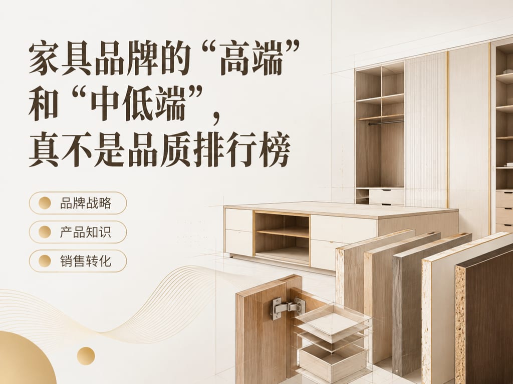 家具品牌的“高端”和“中低端”,真不是品质排行榜