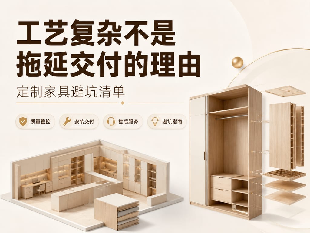 工艺复杂不是拖延交付的理由：定制家具避坑清单