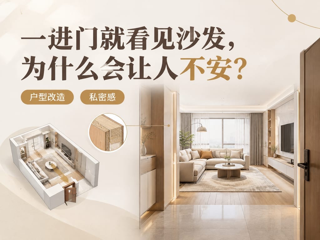 一进门就看见沙发，为什么会让人不安？