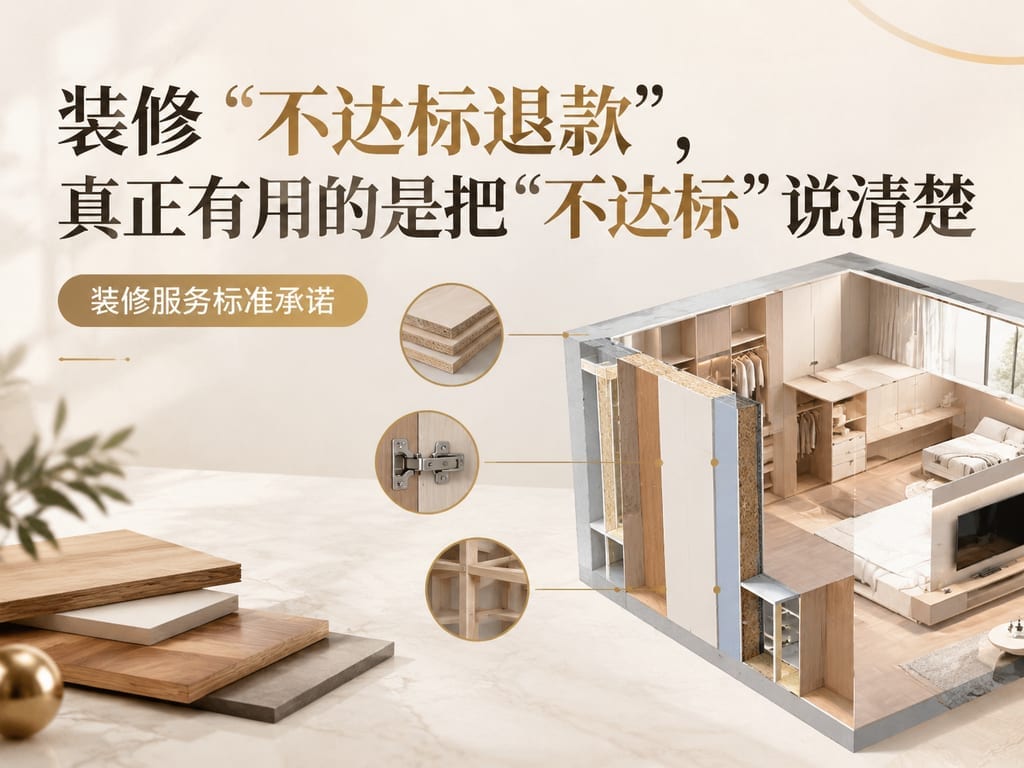 装修“不达标退款”，真正有用的是把“不达标”说清楚