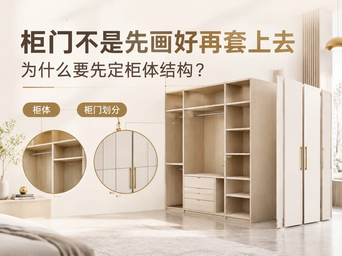 柜门不是先画好再套上去：为什么要先定柜体结构？