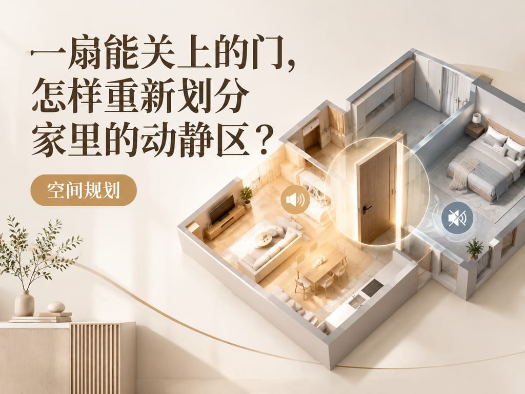 一扇能关上的门，怎样重新划分家里的动静区？