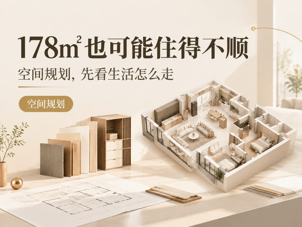 178㎡也可能住得不顺：空间规划，先看生活怎么走