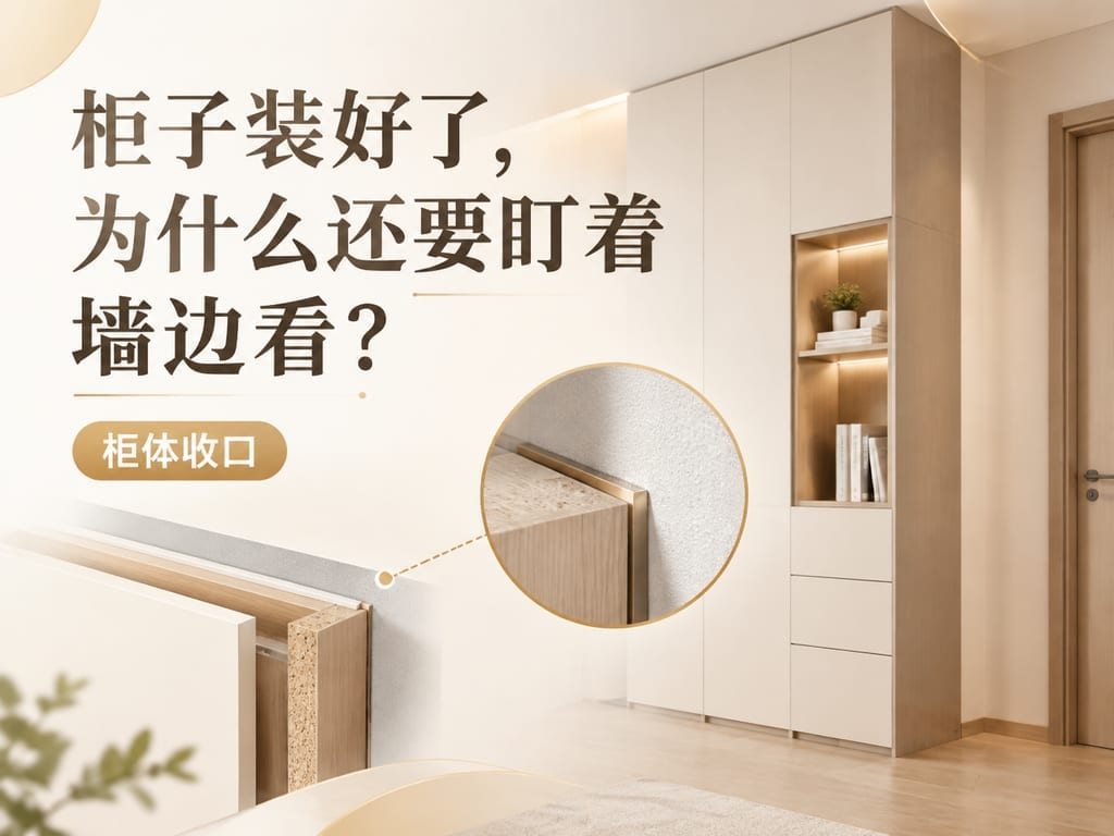 柜子装好了，为什么还要盯着墙边看？