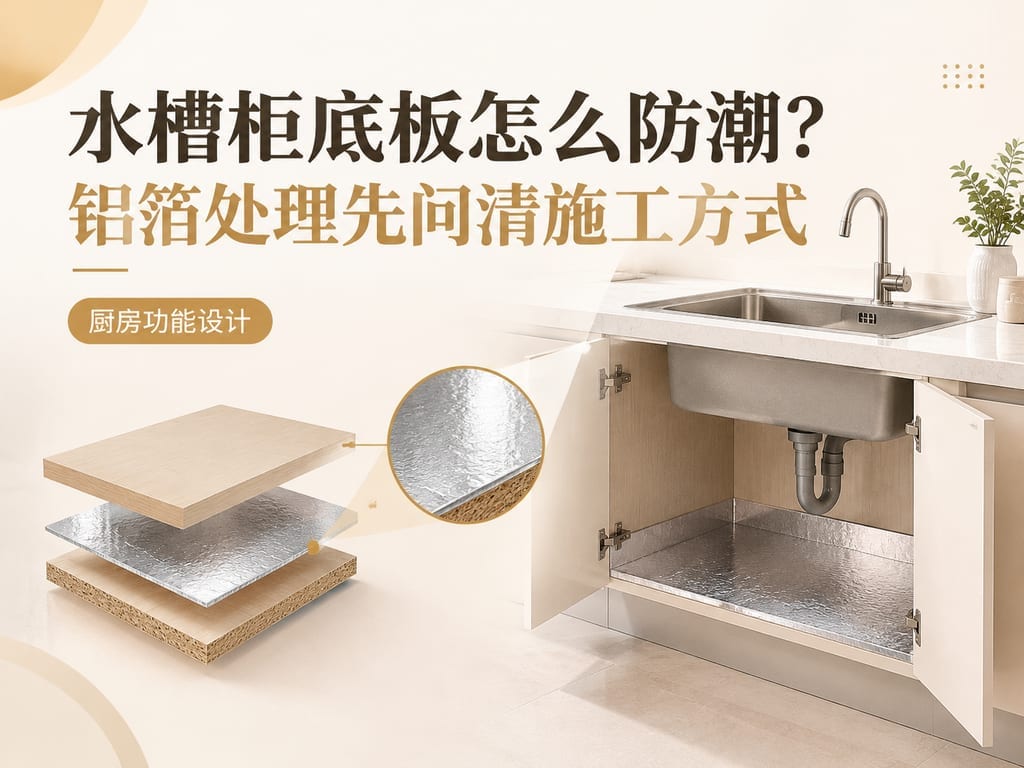 水槽柜底板怎么防潮?铝箔处理先问清施工方式