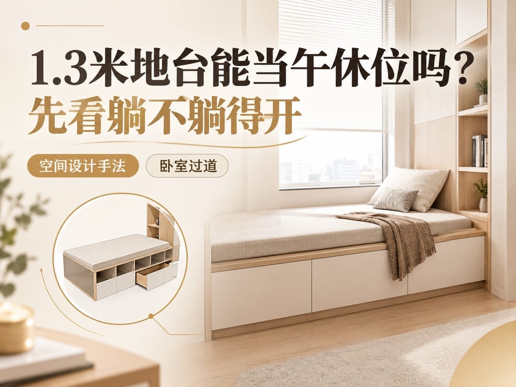 1.3米地台能当午休位吗?先看躺不躺得开