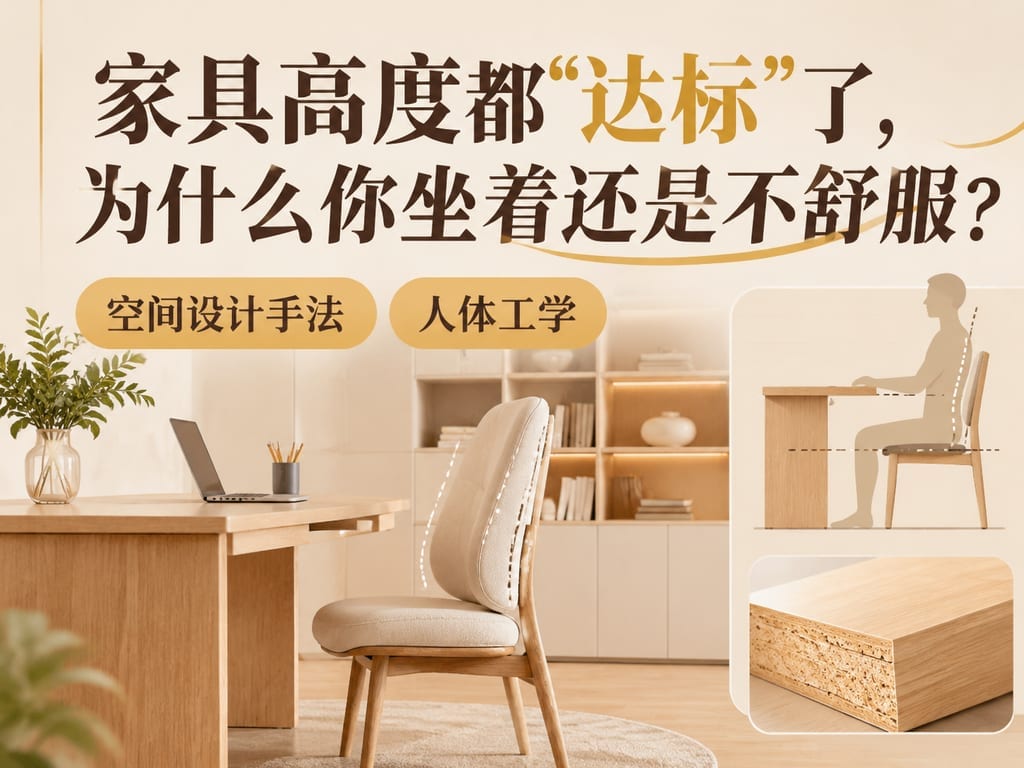 家具高度都“达标”了,为什么你坐着还是不舒服?