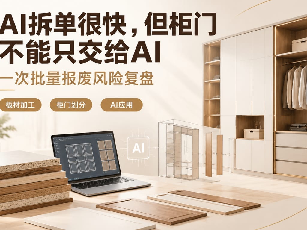 AI拆单很快,但柜门不能只交给AI:一次批量报废风险复盘