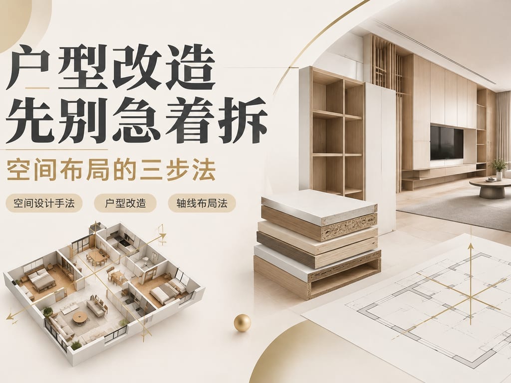 户型改造先别急着拆：空间布局的三步法