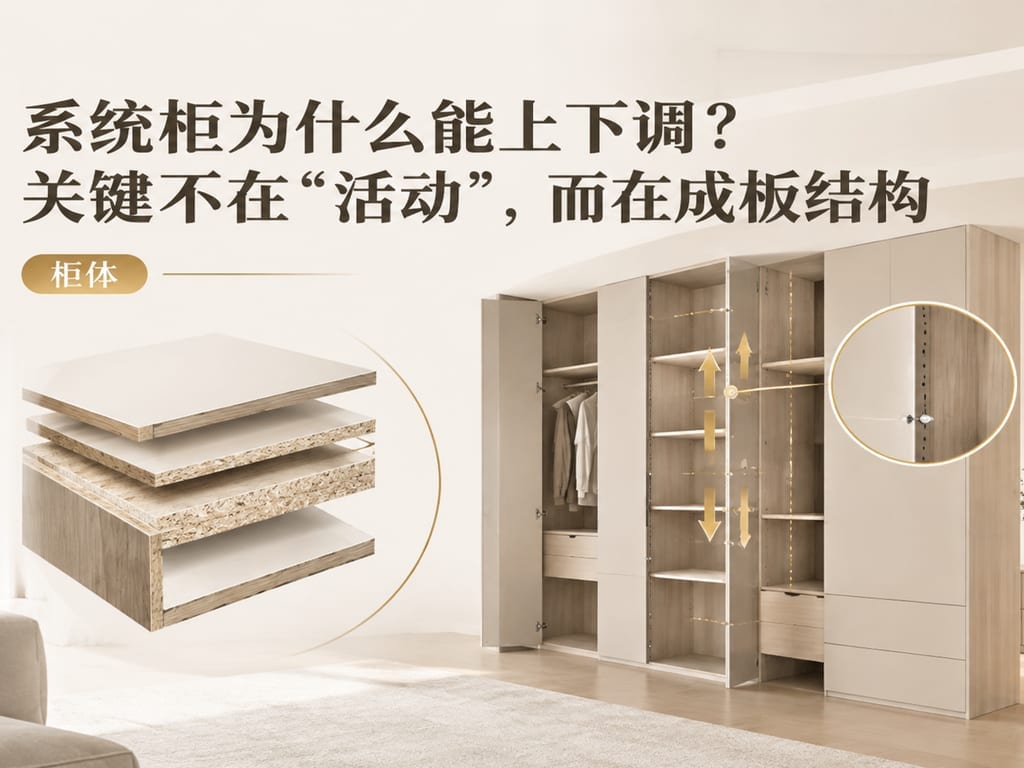 系统柜为什么能上下调?关键不在“活动”,而在成板结构