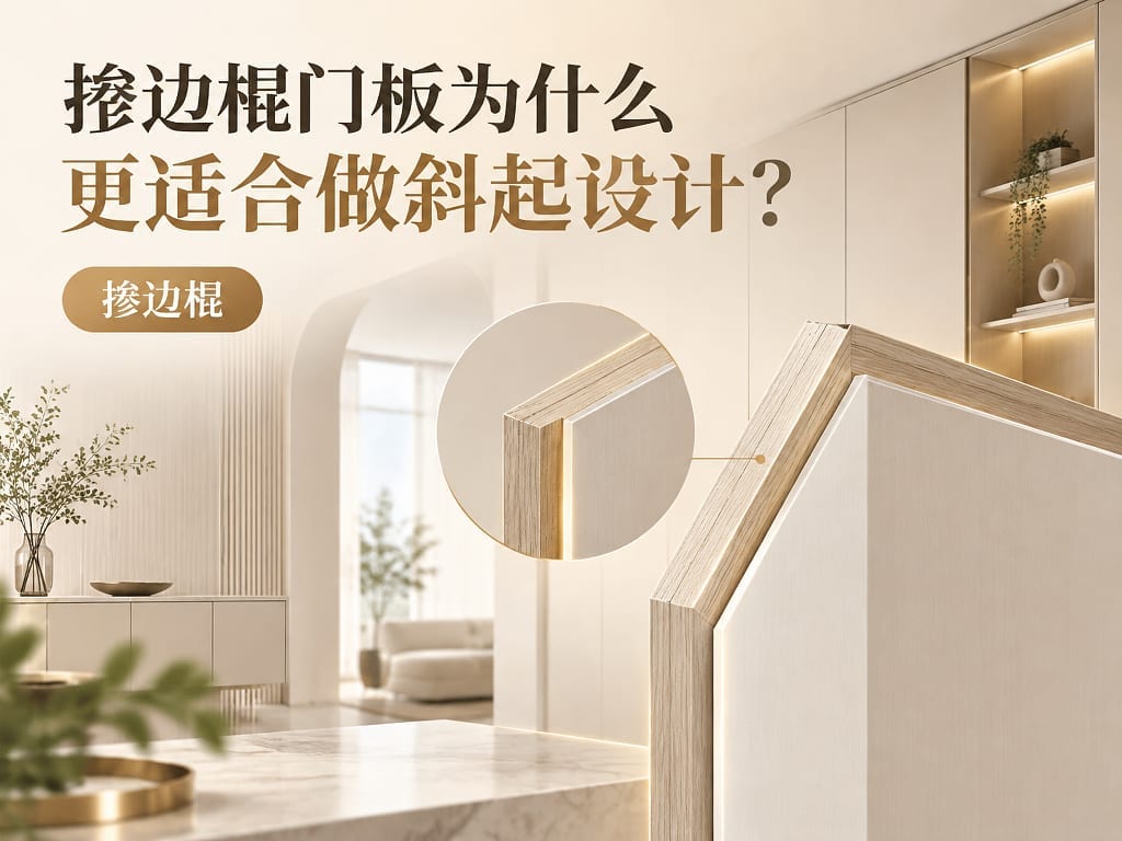 掺边棍门板为什么更适合做斜起设计?