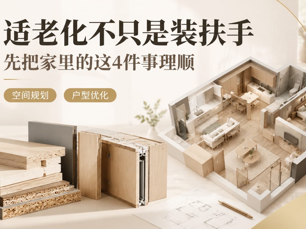 适老化不只是装扶手：先把家里的这4件事理顺