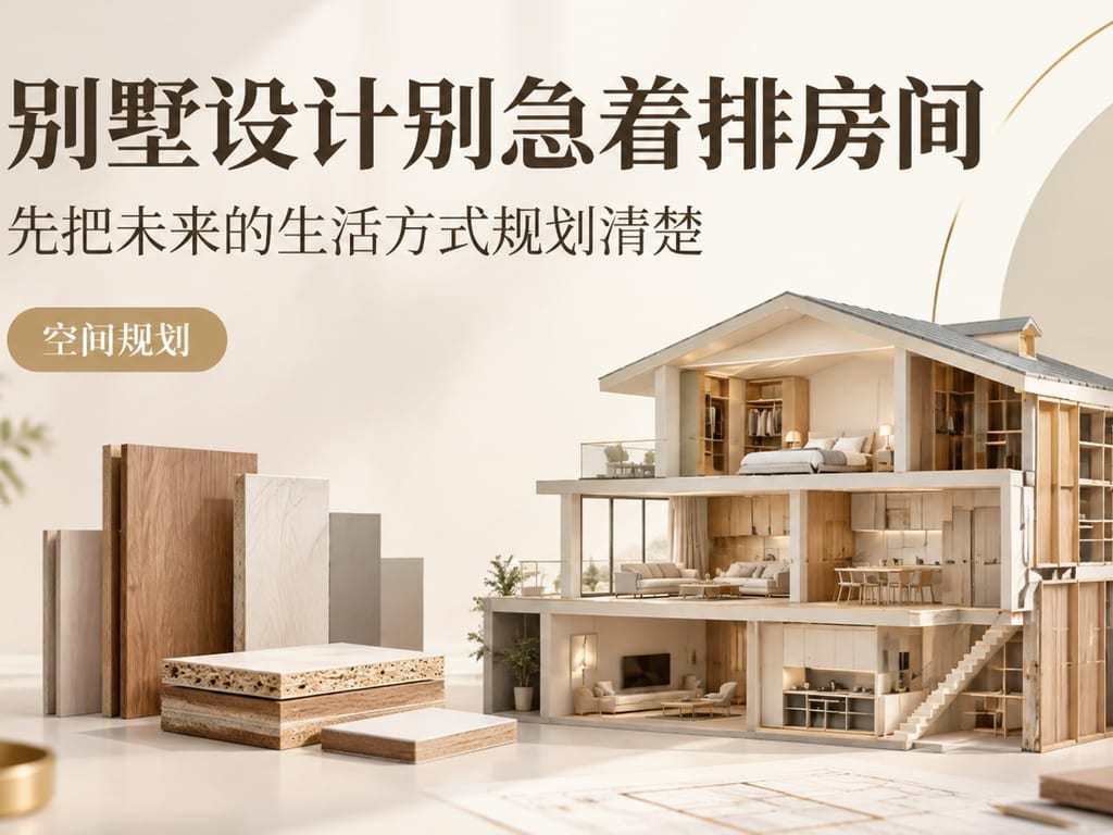 别墅设计别急着排房间:先把未来的生活方式规划清楚