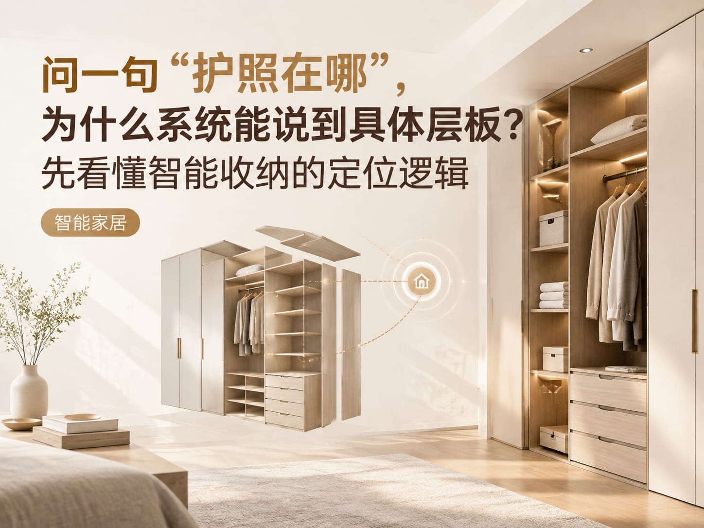 问一句“护照在哪”，为什么系统能说到具体层板？先看懂智能收纳的定位逻辑