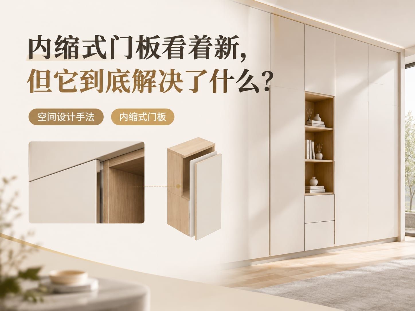 内缩式门板看着新,但它到底解决了什么?