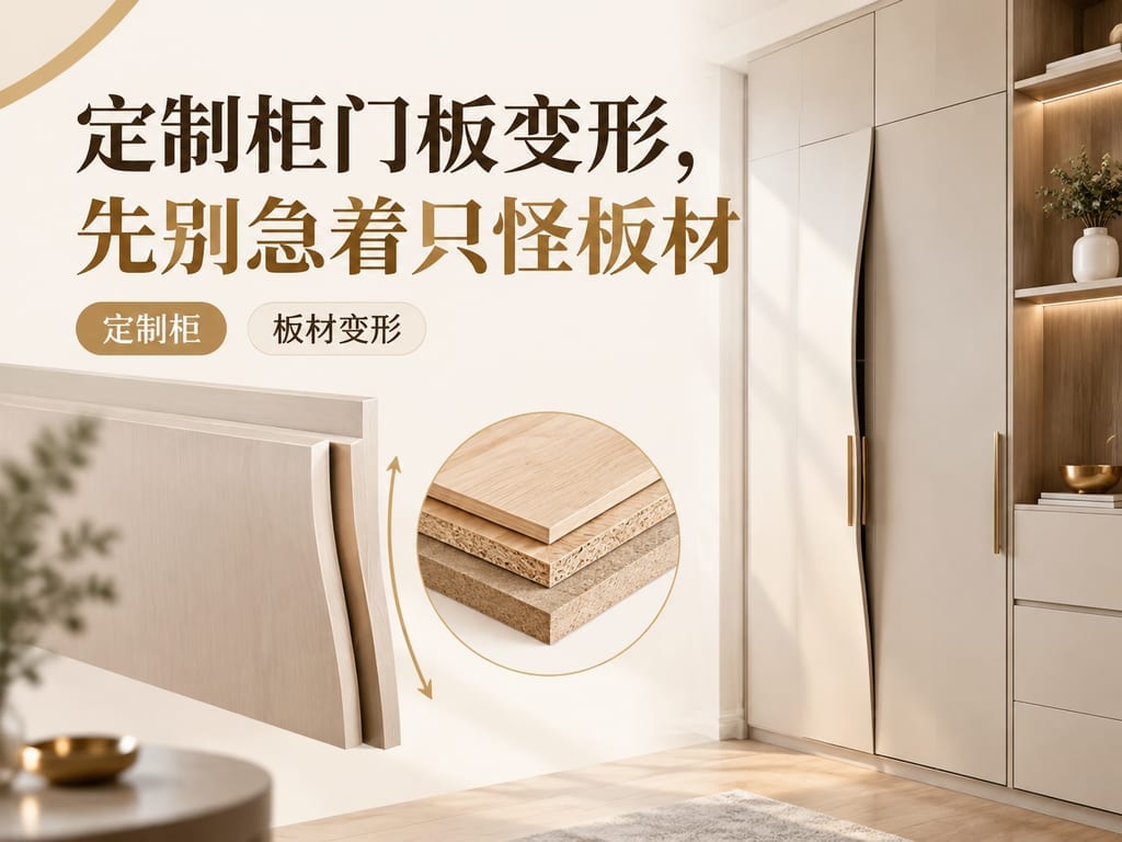 定制柜门板变形,先别急着只怪板材
