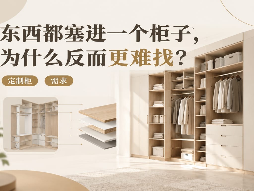 东西都塞进一个柜子,为什么反而更难找?