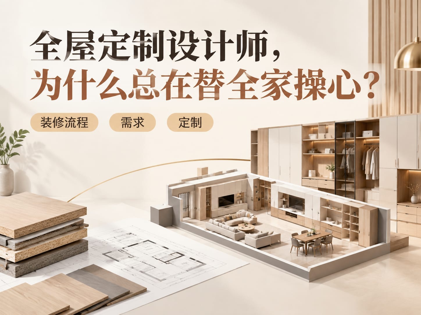 全屋定制设计师,为什么总在替全家操心?