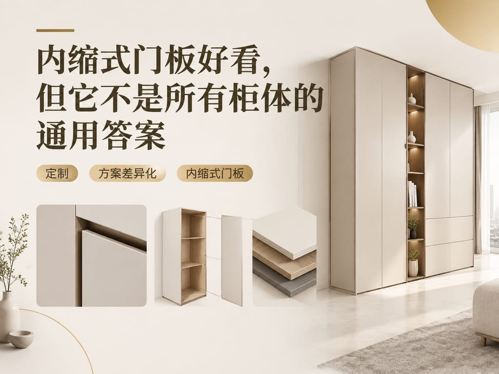 内缩式门板好看,但它不是所有柜体的通用答案