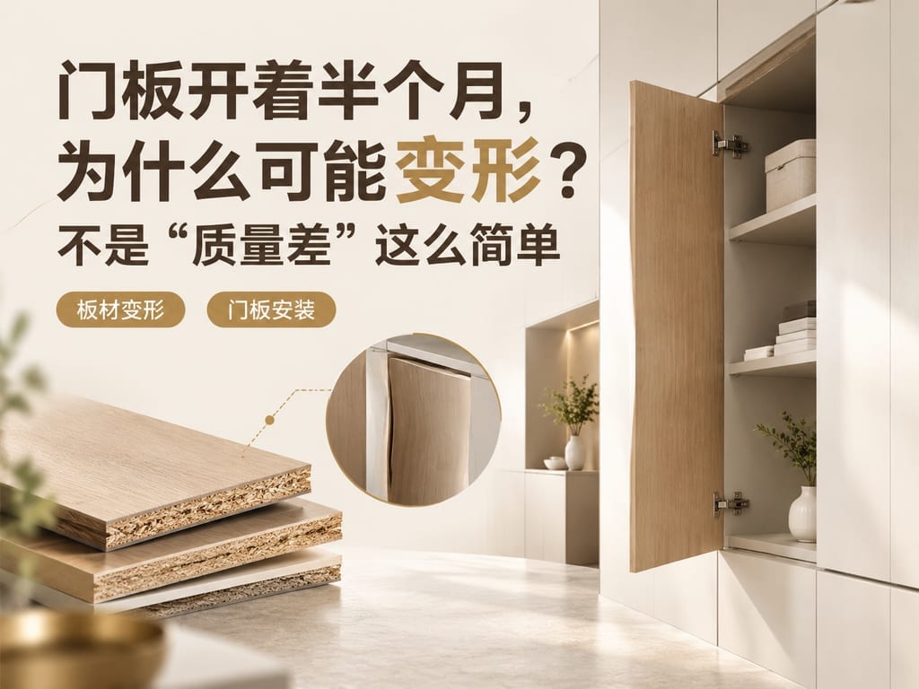 门板开着半个月,为什么可能变形?不是“质量差”这么简单
