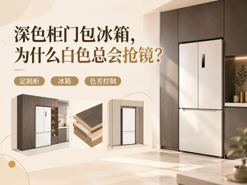 深色柜门包冰箱，为什么白色总会抢镜？