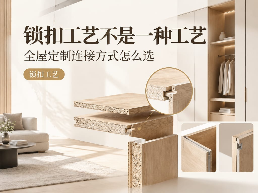 锁扣工艺不是一种工艺：全屋定制连接方式怎么选