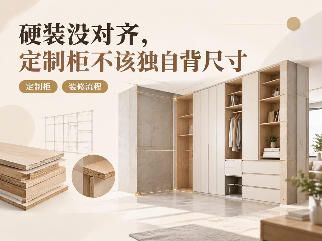 硬装没对齐，定制柜不该独自背尺寸