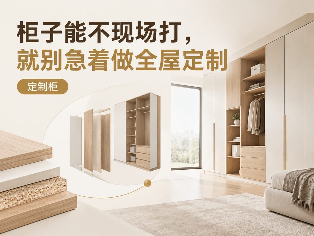柜子能不现场打,就别急着做全屋定制