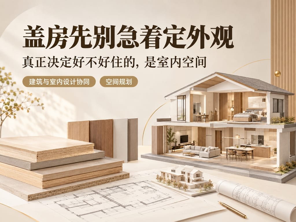 盖房先别急着定外观:真正决定好不好住的,是室内空间