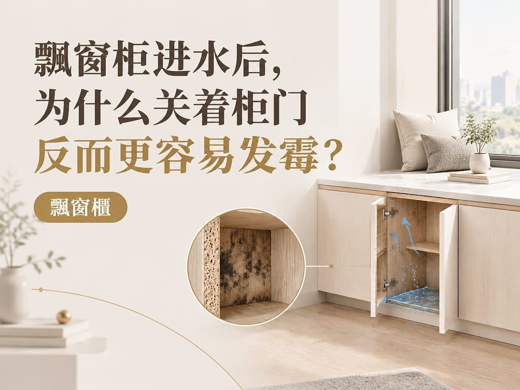 飘窗柜进水后，为什么关着柜门反而更容易发霉？