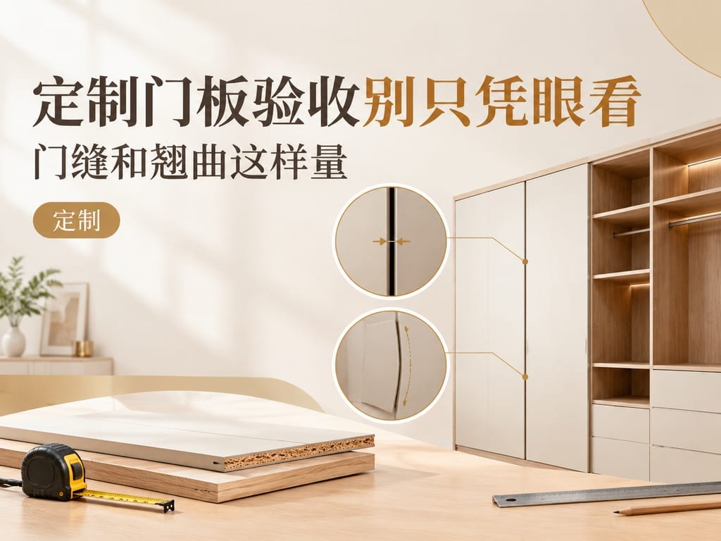定制门板验收别只凭眼看：门缝和翘曲这样量