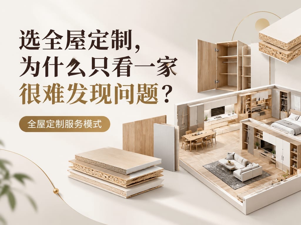 选全屋定制,为什么只看一家很难发现问题?