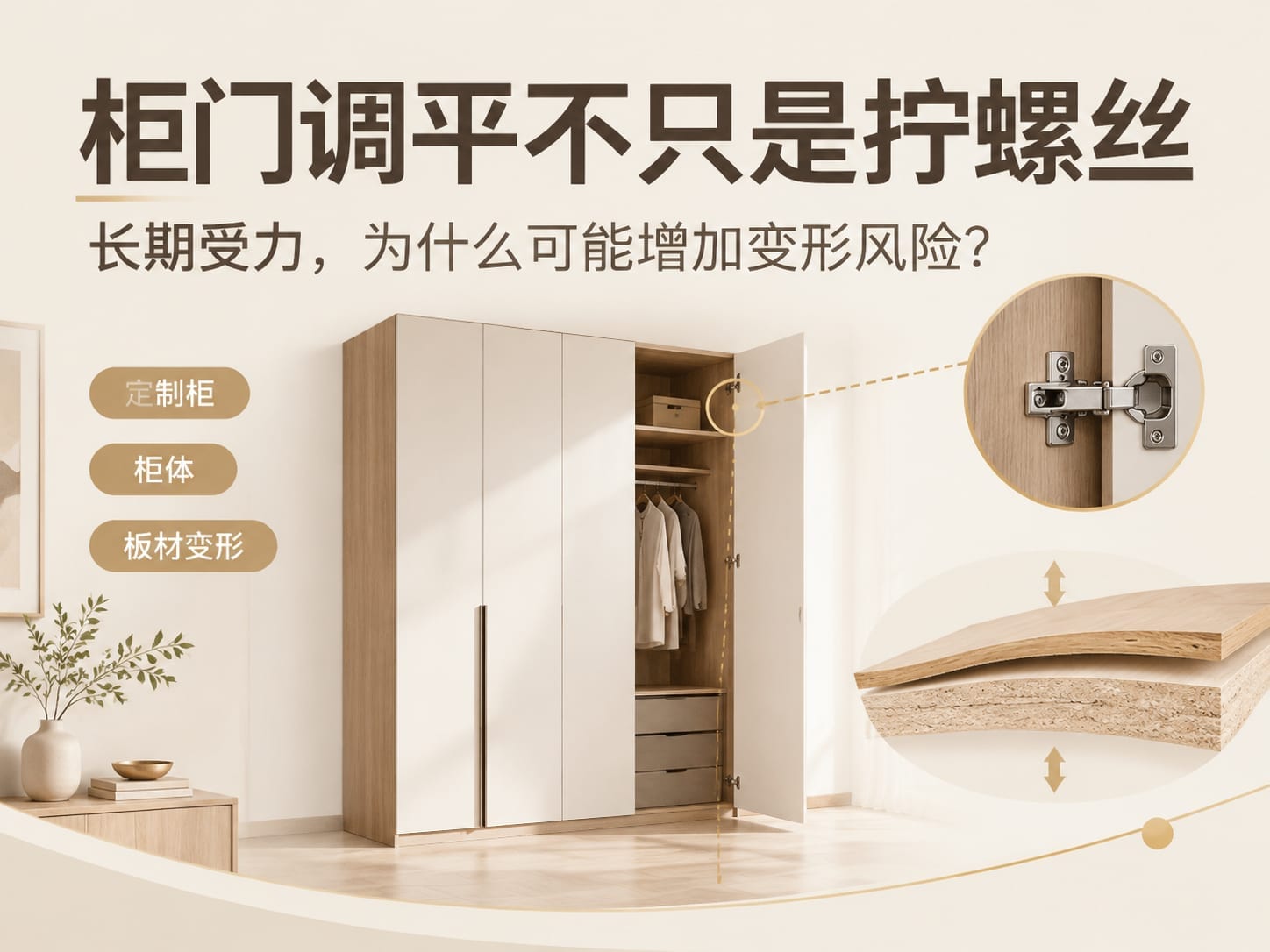 柜门调平不只是拧螺丝：长期受力，为什么可能增加变形风险？