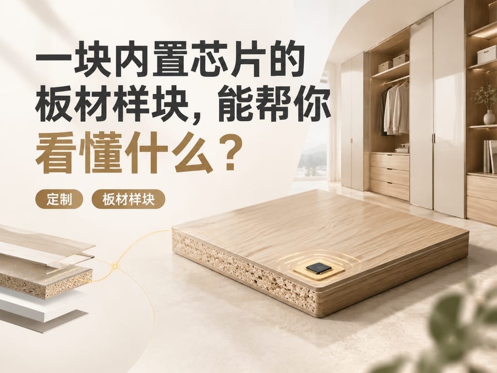一块内置芯片的板材样块,能帮你看懂什么?