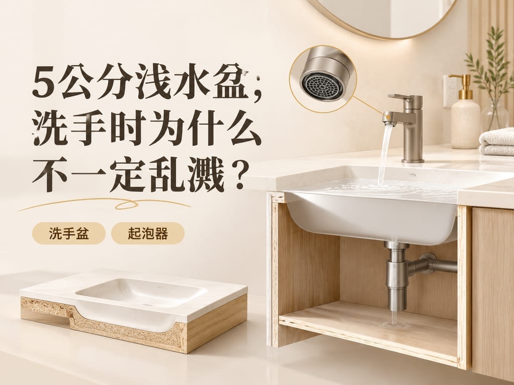 5公分浅水盆,洗手时为什么不一定乱溅?