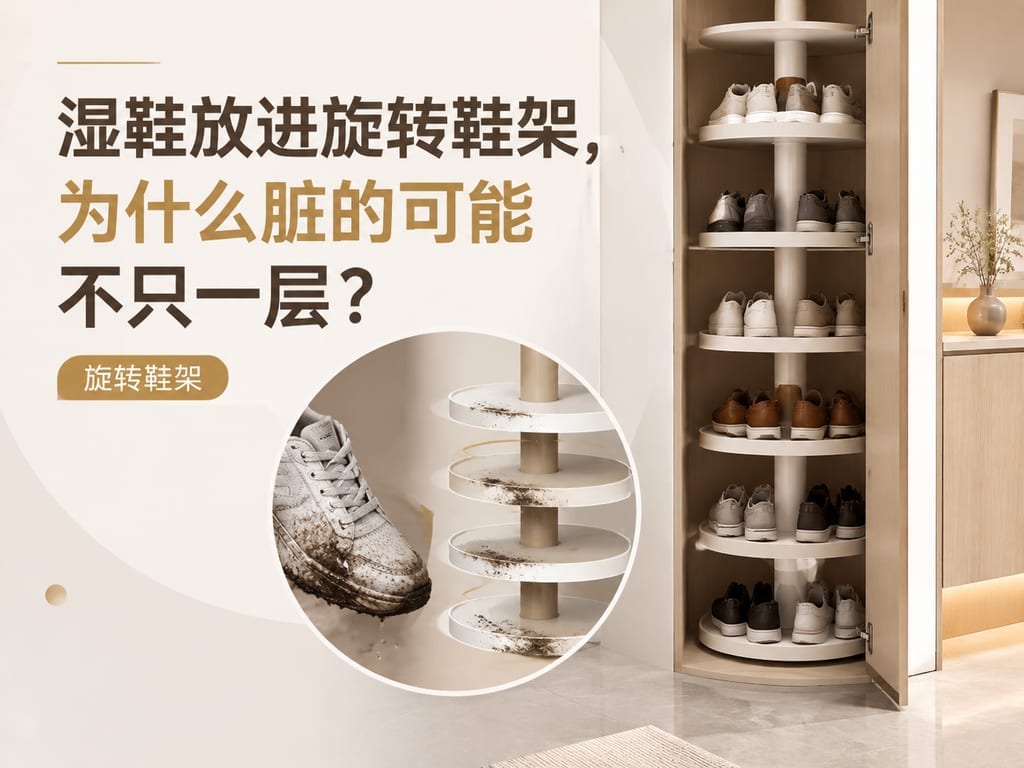 湿鞋放进旋转鞋架,为什么脏的可能不只一层?