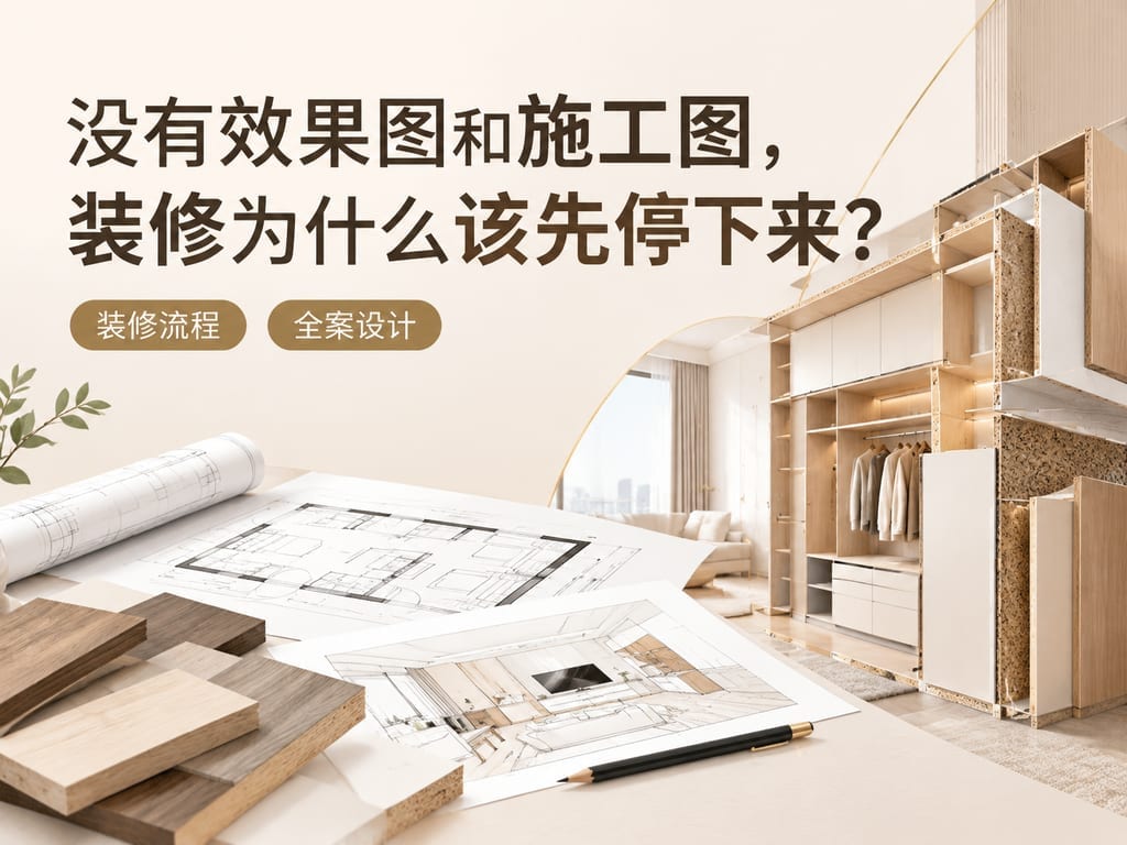 没有效果图和施工图,装修为什么该先停下来?
